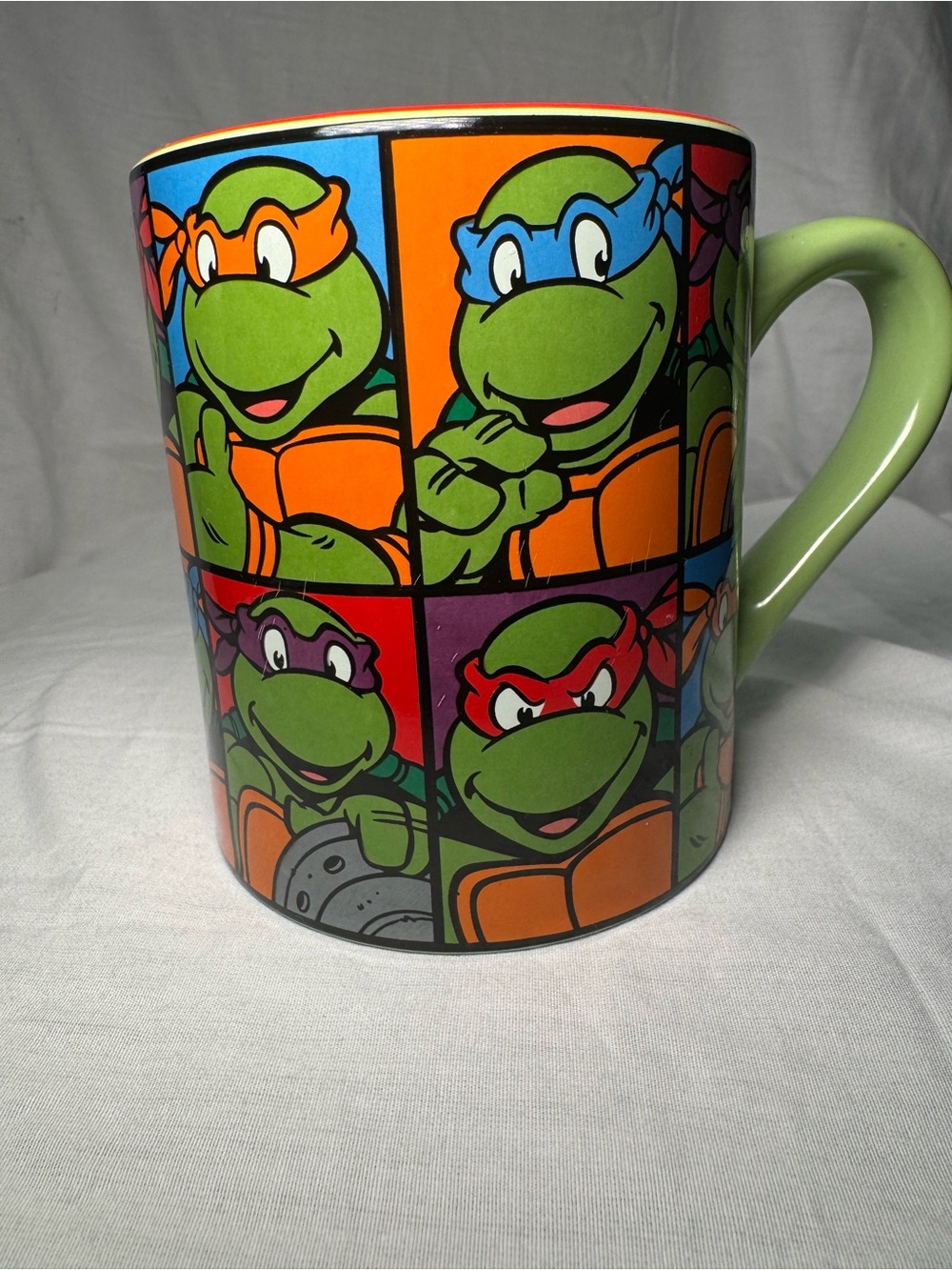 Teenage Mutant Ninja Turtles TMNT 2015 Silver Buffalo 14 oz Ceramic Mug